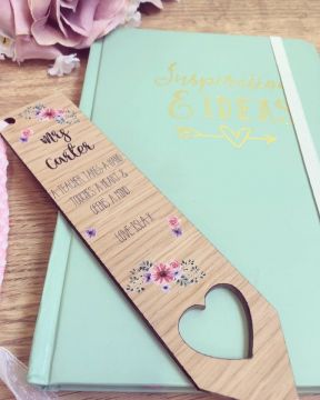 Image Of Personalised Bookmark for teacher