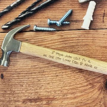 Personalised 16oz Claw Hammer (Childlike Font)