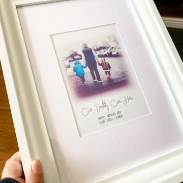 Personalised Photo ‘Our Hero’ Print 0
