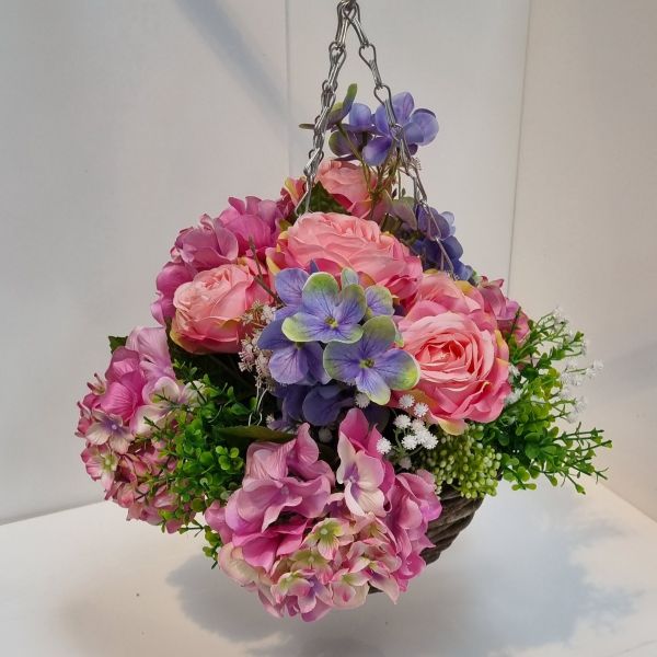 Peony and Rose Pastel Deluxe Basket 2024 