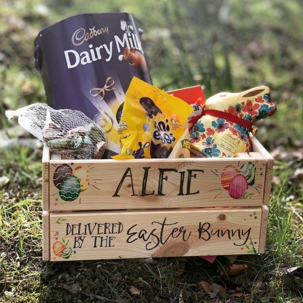 Personalised Easter Egg Crate-Delivered by the Easter Bunny 