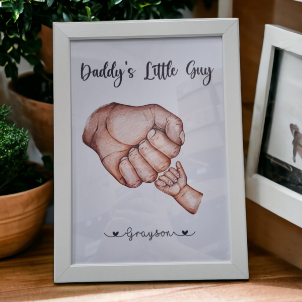 Personalised Family Fist Bump Print