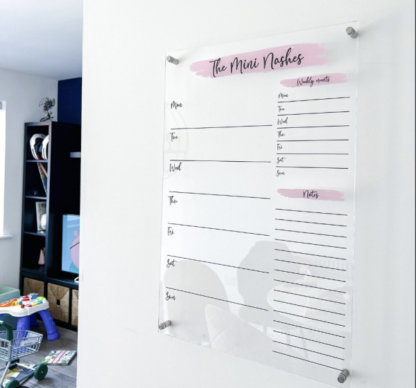 Personalised LARGE Weekly Family Planner