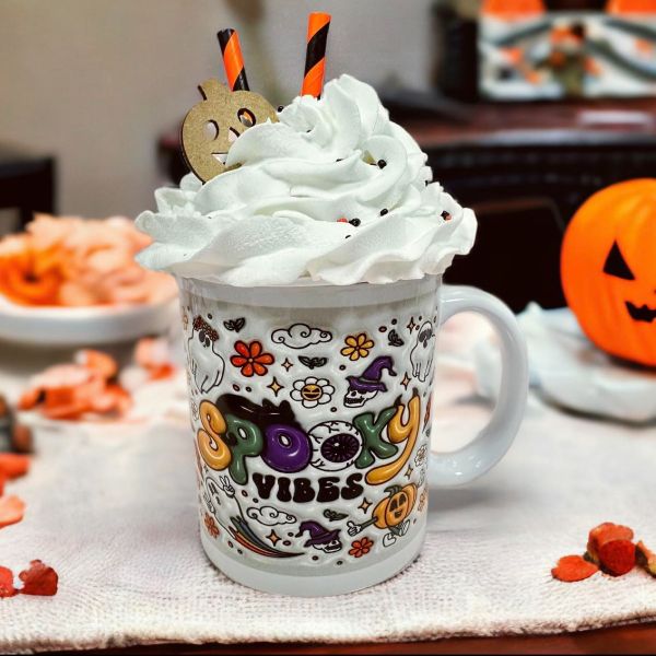 Spooky 3D effect printed Halloween Mug