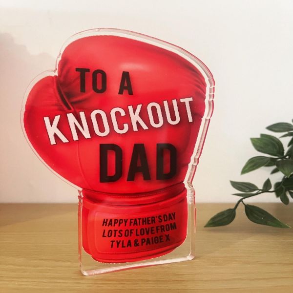 Personalised Father's Day Boxing Glove